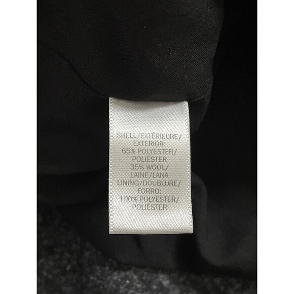 ANN TAYLOR Loft Wool Blend Tweed Knit Bomber Jacket Coat Women's Size 14 *GREAT* - Picture 6 of 9